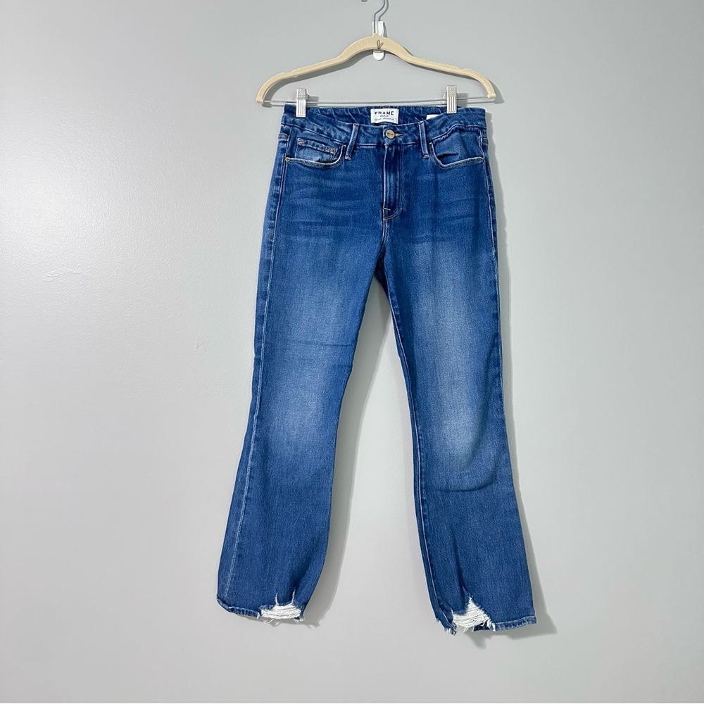 Frame Denim Le Crop Mini Boot Jeans